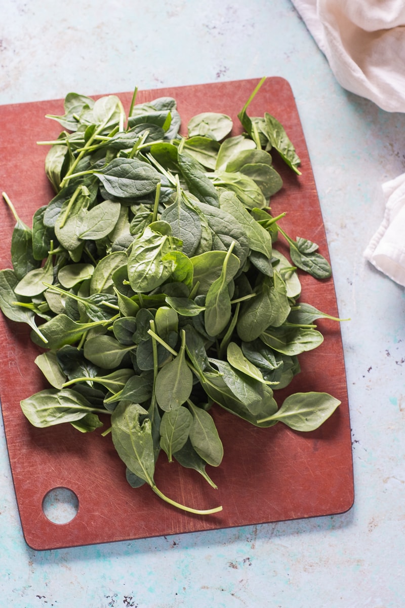 Spicy Garlicky Spinach Pizza - Blossom to Stem