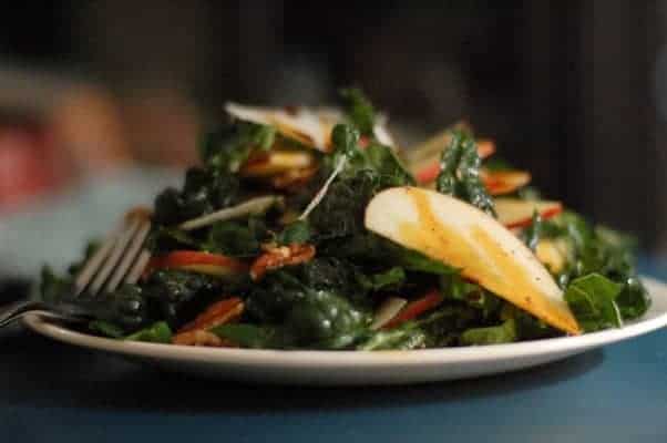 Apple Kale Salad From Blossom to Stem | Because Delicious www.blossomtostem.net