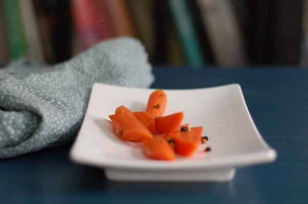 Quick Pickled Carrots. From Blossom To Stem | Because Delicious www.blossomtostem.net