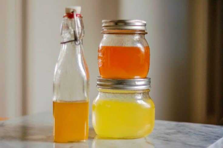 Lemon Syrup, Lime Syrup, and Grapefruit Syrup