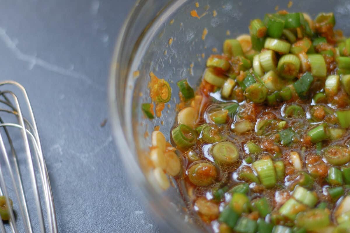 Ginger scallion dressing