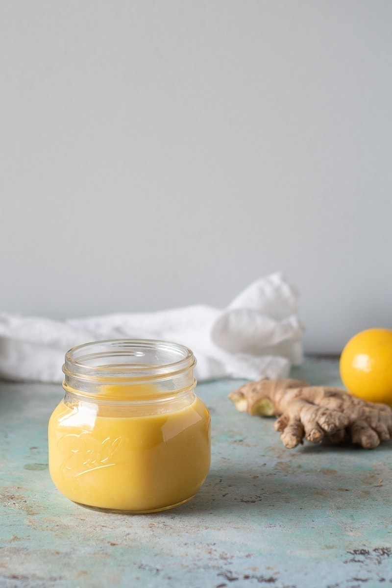 Meyer Lemon Ginger Curd. A luscious citrusy spread with a ginger kick. From Blossom to Stem | Because Delicious www.blossomtostem.net