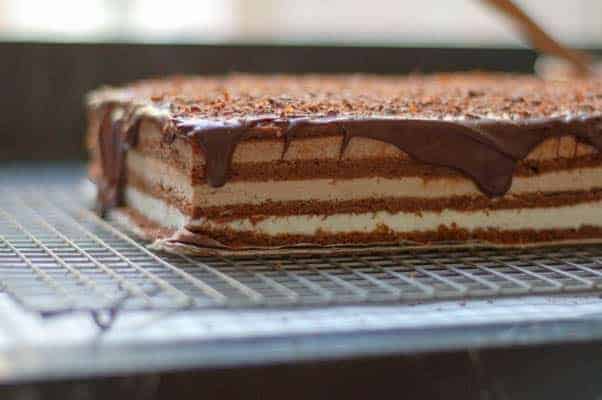 Triple Chocolate Mousse Cake. Ethereally light and intensely chocolatey. Takes three days to make, but totally worth it. From Blossom To Stem | Because Delicious www.blossomtostem.net