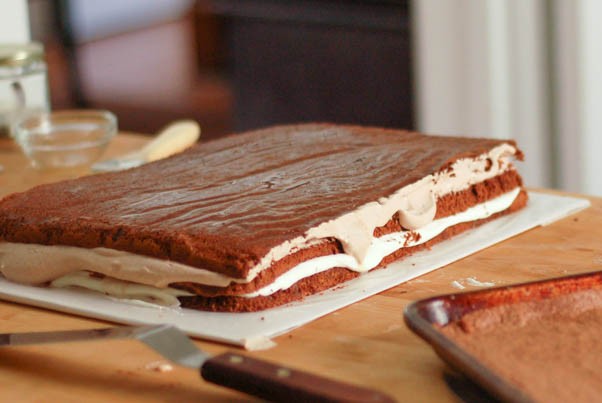 Triple Chocolate Mousse Cake. Ethereally light and intensely chocolatey. Takes three days to make, but totally worth it. From Blossom To Stem | Because Delicious www.blossomtostem.net