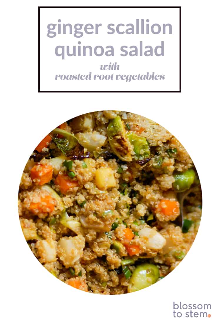 Ginger Scallion Quinoa Salad