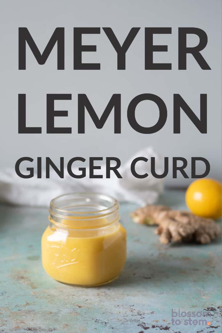 Meyer Lemon Ginger Curd