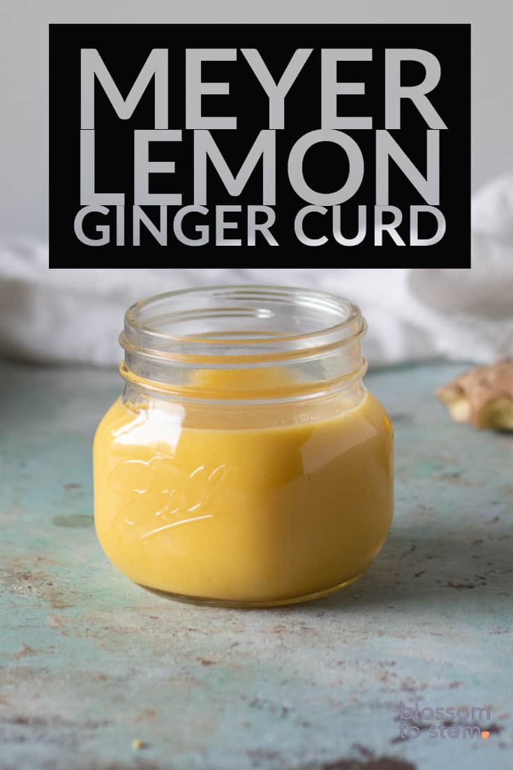 Meyer Lemon Ginger Curd