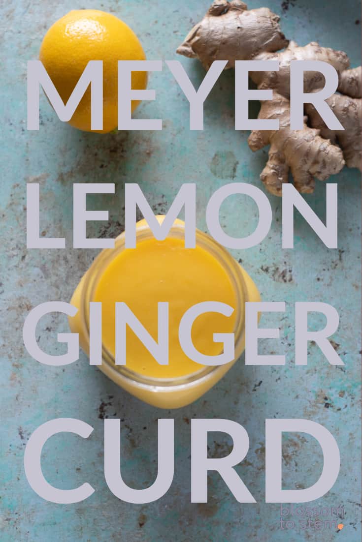 Meyer Lemon Ginger Curd