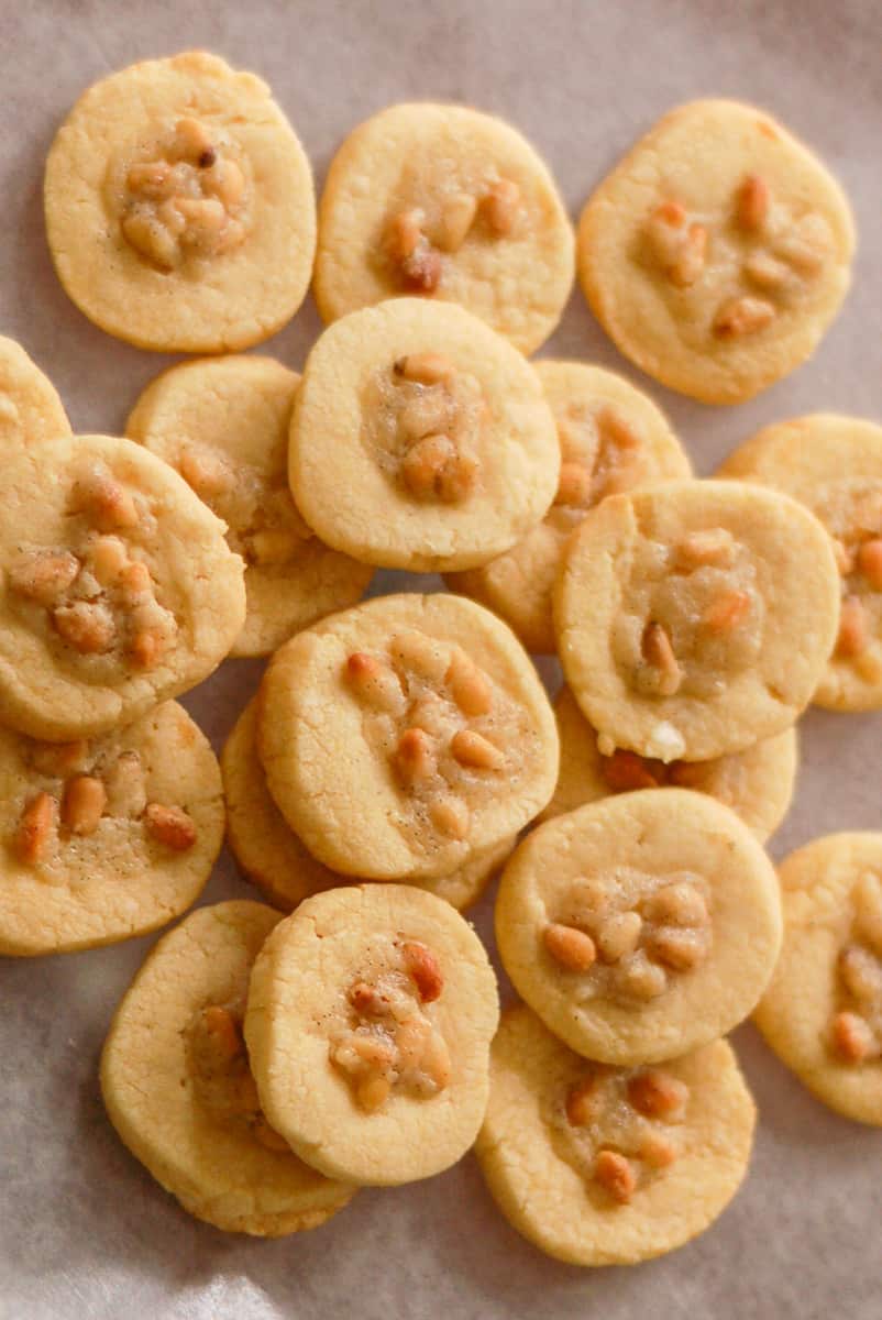 Rosemary Pine Nut Cookies