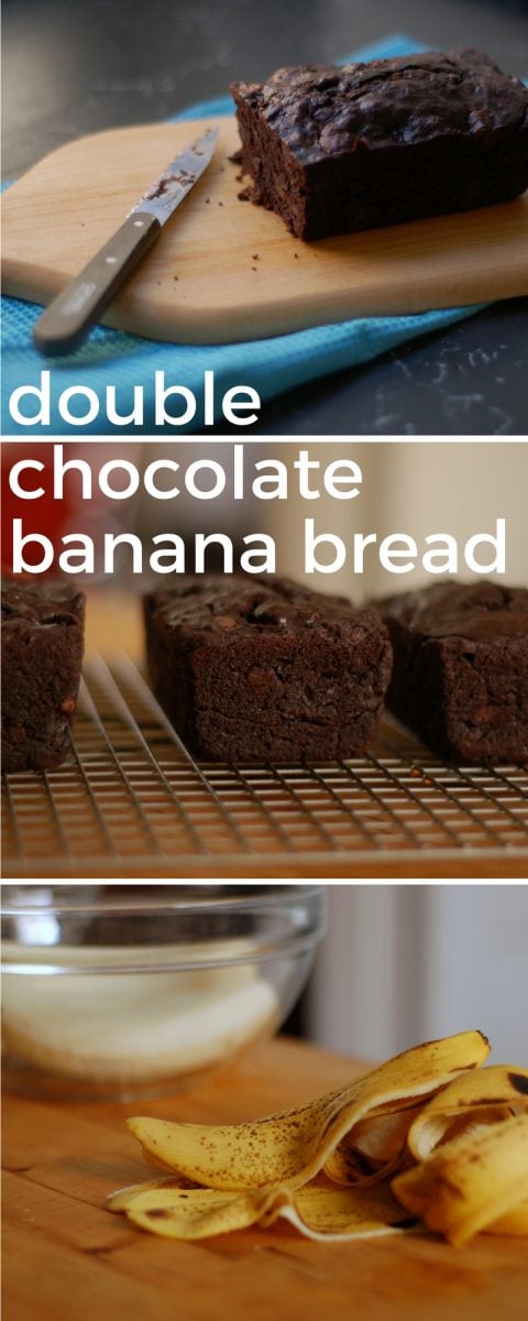 Double Chocolate Banana Bread. From Blossom to Stem | www.blossomtostem.net