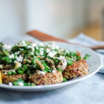 Quinoa Cakes with Asparagus and Mushrooms. So freaking good. Gluten free, vegetarian. From Blossom To Stem | Because Delicious www.blossomtostem.net