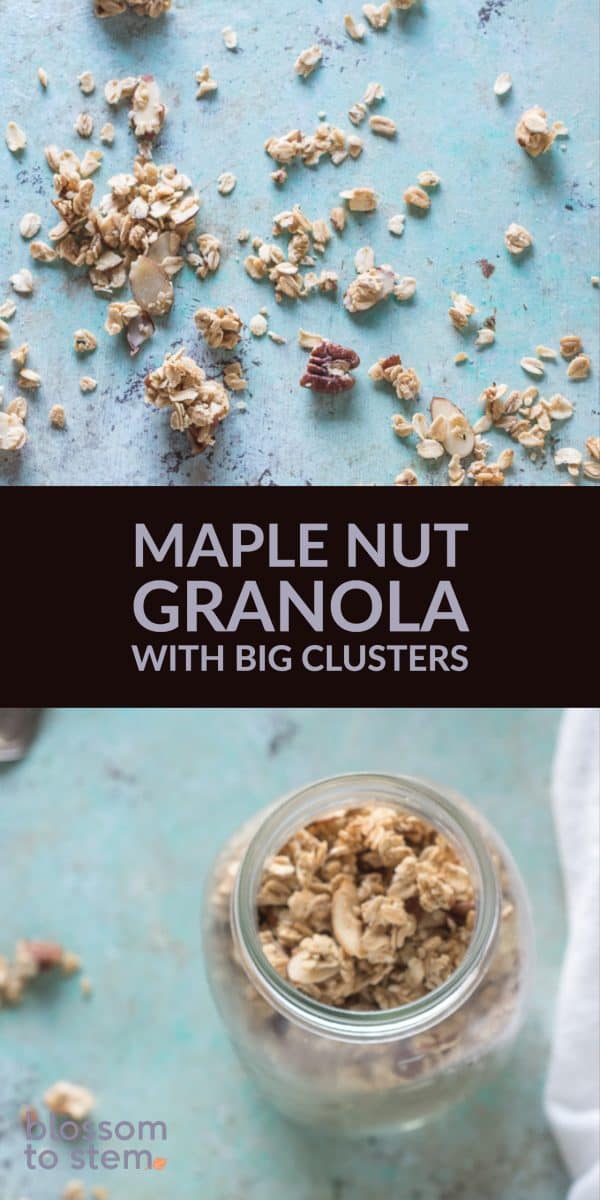 Maple Nut Granola with Big Clusters