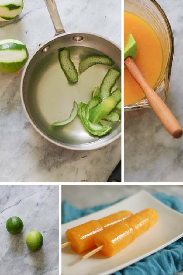 Mango Lime Popsicles! These taste like summer. From Blossom To Stem | Because Delicious www.blossomtostem.net