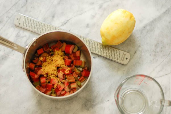 Rhubarb Syrup. Great in homemade soda (and in cocktails). So simple to make. From Blossom to Stem | Because Delicious | www.blossomtostem.net