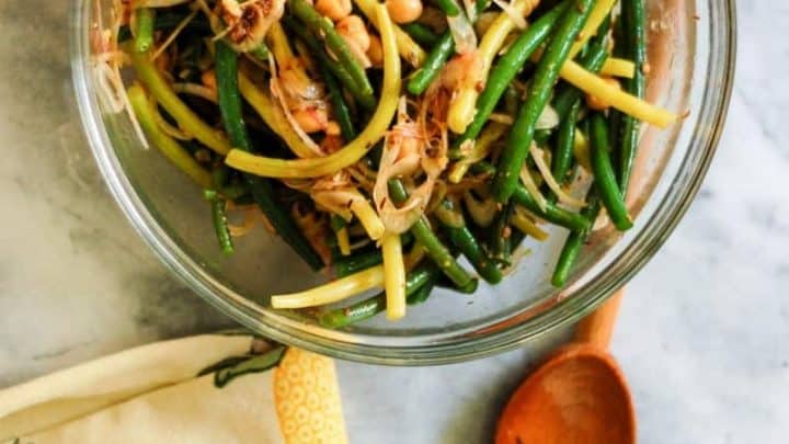 Spicy Summer Bean and Chickpea Salad