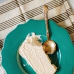 Cocoa Nib Semifreddo. An easy and and elegant 3 ingredient frozen dessert that's like ice cream but smoother and lighter. So good. Like a grown-up frosty. From Blossom to Stem | Because Delicious | www.blossomtostem.net