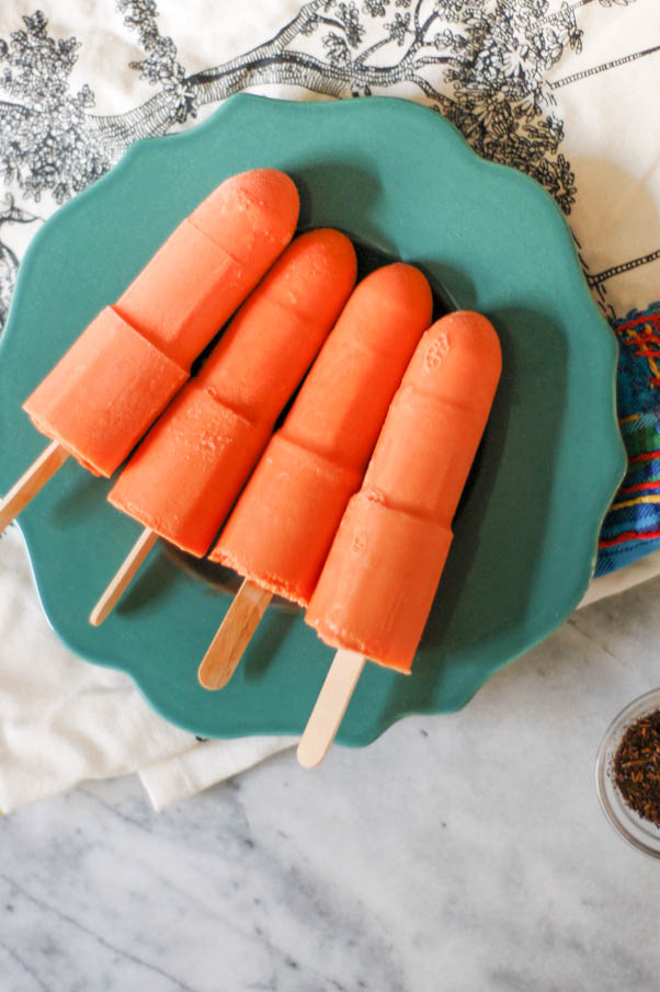 Thai Iced Tea Popsicles, creamy ice pops Blossom to Stem