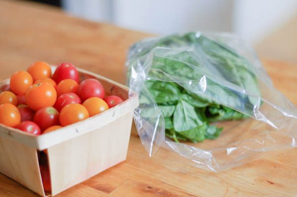 Tomato and Cucumber Salad with Basil Vinaigrette. My salad of the summer! From Blossom to Stem | Because Delicious www.blossomtostem.net