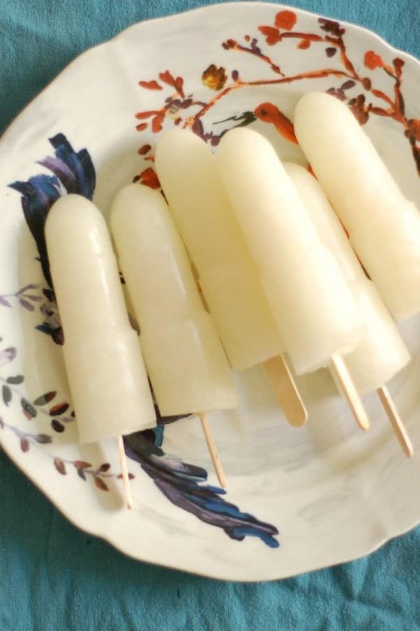 Lime popsicles. Perfect for the hottest summer days. From Blossom to Stem | Because Delicious www.blossomtostem.net