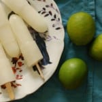 Lime popsicles. Perfect for the hottest summer days. From Blossom to Stem | Because Delicious www.blossomtostem.net