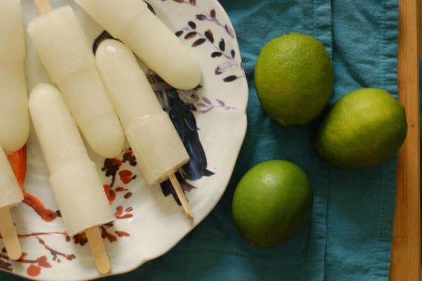 Lime popsicles. Perfect for the hottest summer days. From Blossom to Stem | Because Delicious www.blossomtostem.net