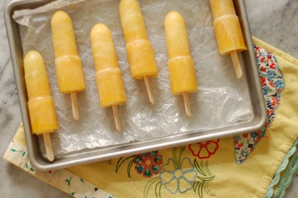 Pineapple Passion Fruit Popsicles. Bright, tropical, delightful! From Blossom to Stem | Because Delicious www.blossomtostem.net