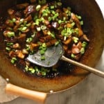 Sichuan "Fish Fragrant" Eggplant with Bacon from Blossom to Stem | Because Delicious www.blossomtostem.net