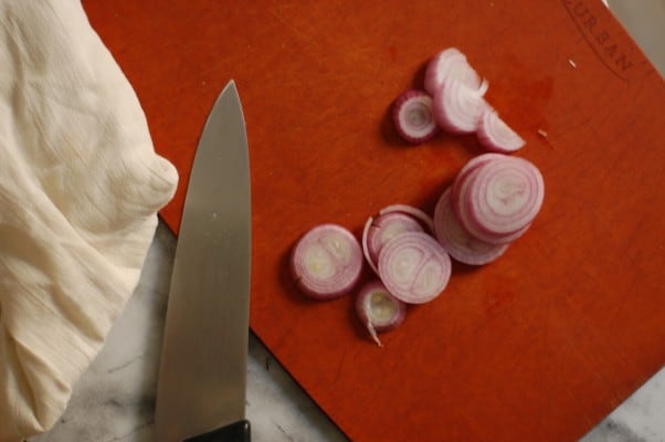 Tomato, Roquefort and Red Onion Salad. A kicky, big-flavored salad to celebrate tomato season. From Blossom to Stem | Because Delicious https://www.blossomtostem.net