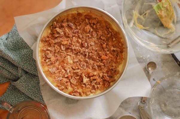 Peach-Apricot Buttermilk Buckle. A homey comforting dessert perfect for low key gatherings. From Blossom to Stem | Because Delicious www.blossomtostem.net