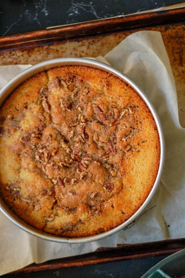 Peach-Apricot Buttermilk Buckle. A homey comforting dessert perfect for low key gatherings. From Blossom to Stem | Because Delicious www.blossomtostem.net