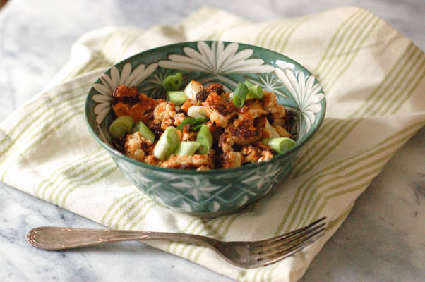 Sweet and Spicy Korean Cauliflower. This addictive dish will convert the cauliflower skeptics. From Blossom to Stem | Because Delicious www.blossomtostem.net