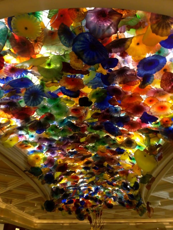Chihuly glass at the Bellagio, Las Vegas, NV From Blossom to Stem | Because Delicious www.blossomtostem.net