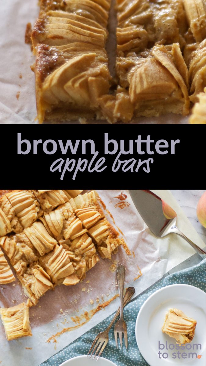 Brown Butter Apple Bars