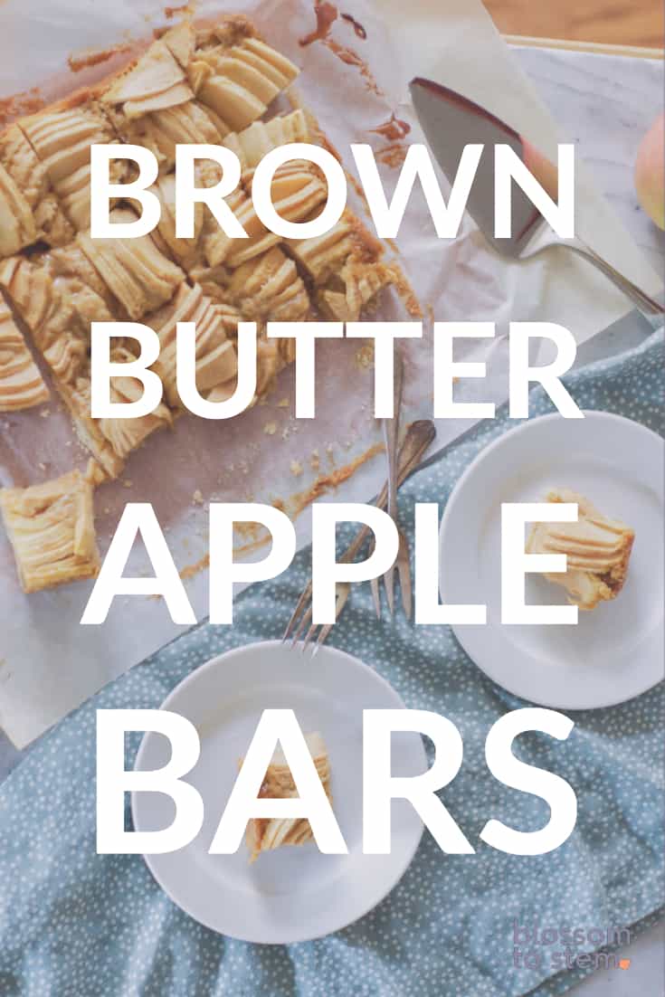 Brown Butter Apple Bars