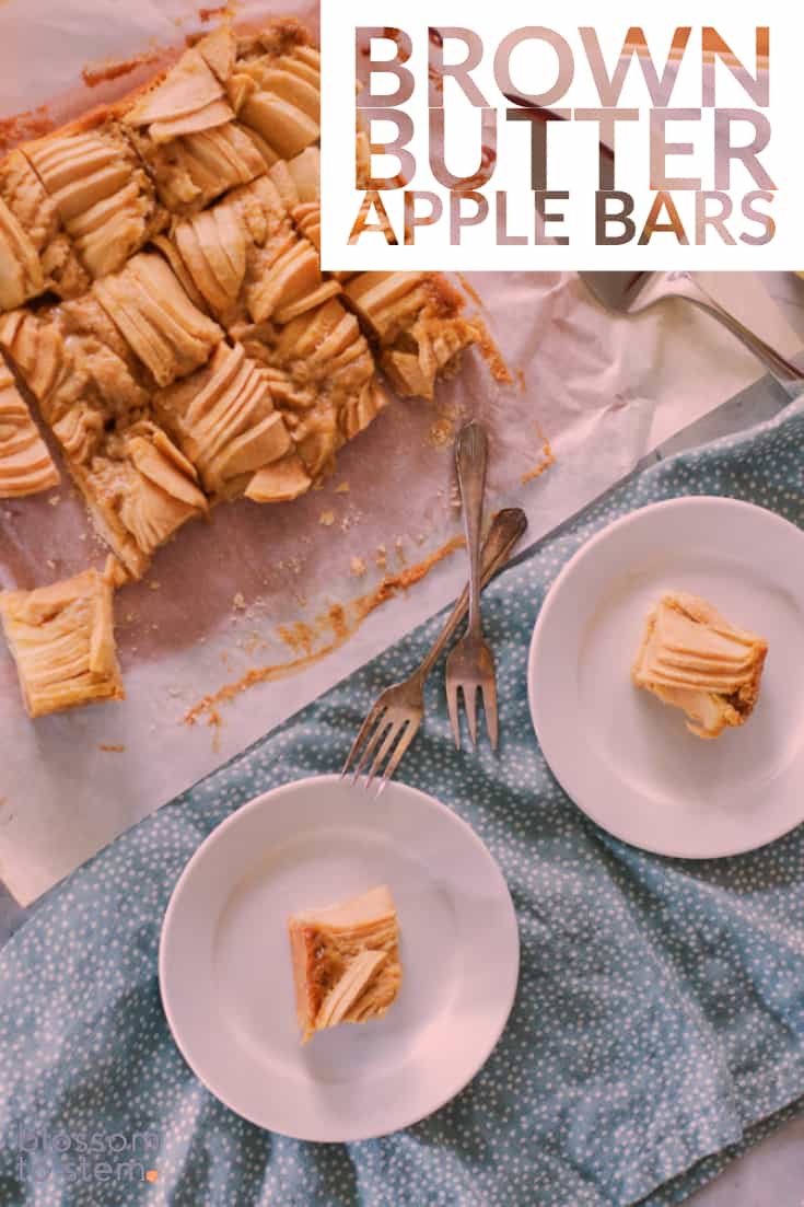 Brown Butter Apple Bars