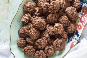 Salted Chocolate Rye Cookies. From Blossom to Stem | www.blossomtostem.net