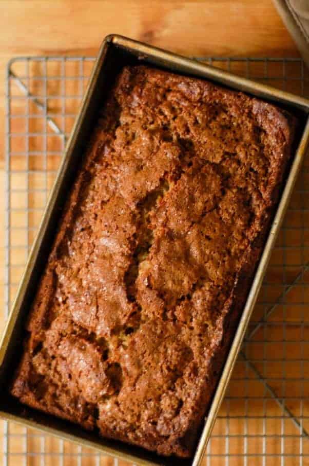 Brown Sugar Oat Flour Walnut Banana Bread. What I want for breakfast tomorrow. From Blossom To Stem | Because Delicious www.blossomtostem.net