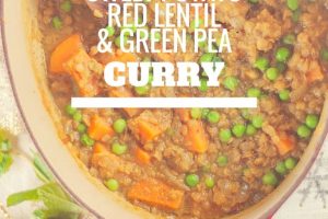 Sweet Potato, Red Lentil, and Green Pea Curry. A simple dish with Indian flavors perfect for a weeknight. Vegan, gluten free. Blossom to Stem | www.blossomtostem.net