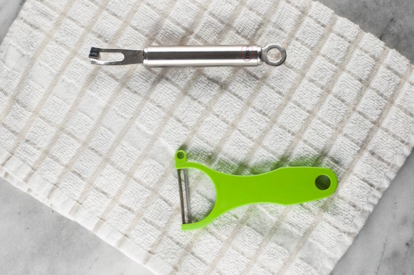 A Channel Knife and a Y-Peeler are a cocktail garnisher's best friends. #cocktailbasics From Blossom to Stem | Because Delicious www.blossomtostem.net