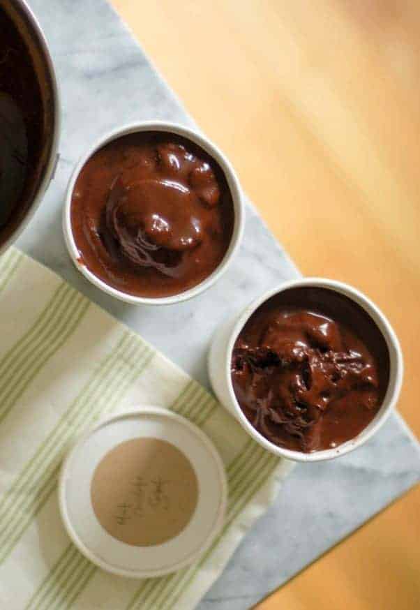 Mint Chocolate Sorbet. An intensely rich and chocolatey sorbet with a refreshing hint of garden mint. From Blossom to Stem | Because Delicious www.blossomtostem.net