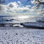 Lake Michigan from Foster Beach in Chicago, March 2015 From Blossom to Stem | Because Delicious www.blossomtostem.net