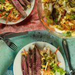 Vietnamese Flank Steak with Citrus Mint Cabbage Salad. From Blossom to Stem | Because Delicious www.blossomtostem.net #glutenfree #dairyfree