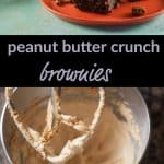 Chocolate Peanut Butter Crunch Brownies