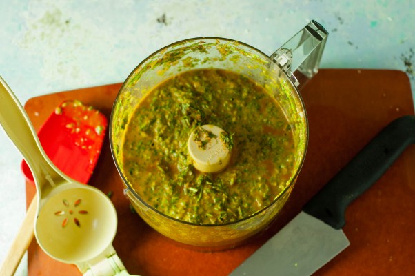 What to do with Wild Garlic Mustard Greens? Make Garlic Mustard Chimichurri. From Blossom to Stem | Because Delicious www.blossomtostem.net