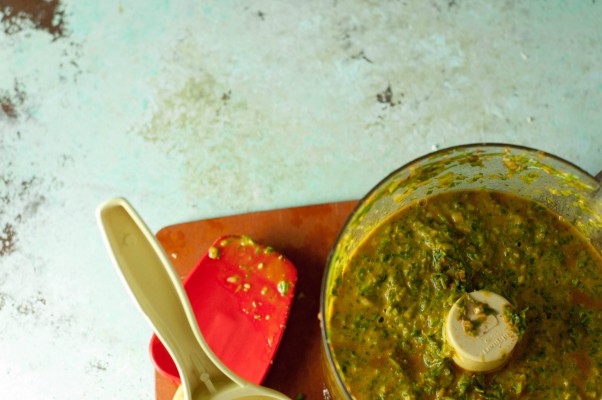 What to do with Wild Garlic Mustard Greens? Make Garlic Mustard Chimichurri. From Blossom to Stem | Because Delicious www.blossomtostem.net