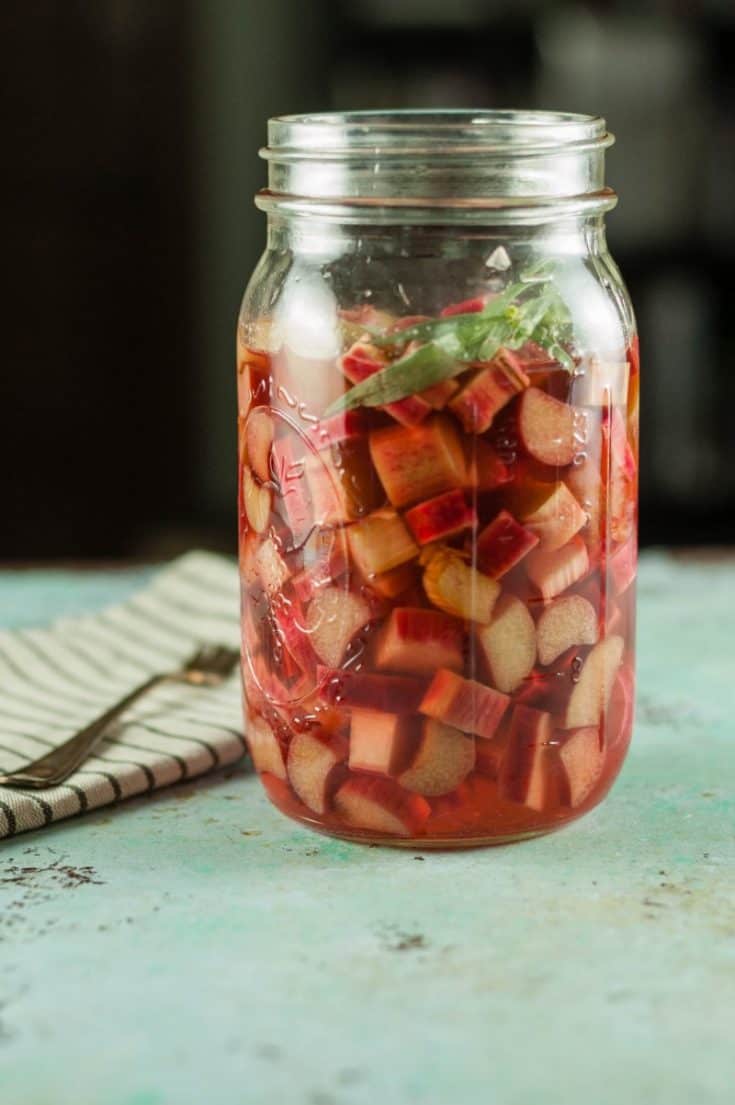 Pickled Rhubarb