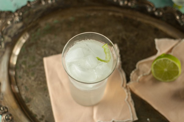 The All's Fair. Gin, lovage syrup, lime, soda. A refreshing alternative to a gin and tonic. From Blossom to Stem | Because Delicious www.blossomtostem.net