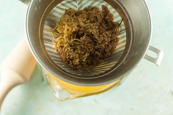 Elderflower Cordial. An easy syrup with elderflowers and citrus that makes a delicious homemade soda or cocktail mixer. From Blossom to Stem | Because Delicious www.blossomtostem.net