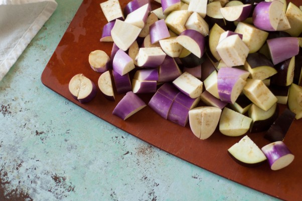 Eggplant Caponata. A simple, classic Sicilian antipasto. One of the best things you can do with eggplant. An amazing make-ahead appetizer for your next dinner party. Gluten free, vegan, vegetarian. www.blossomtostem.net