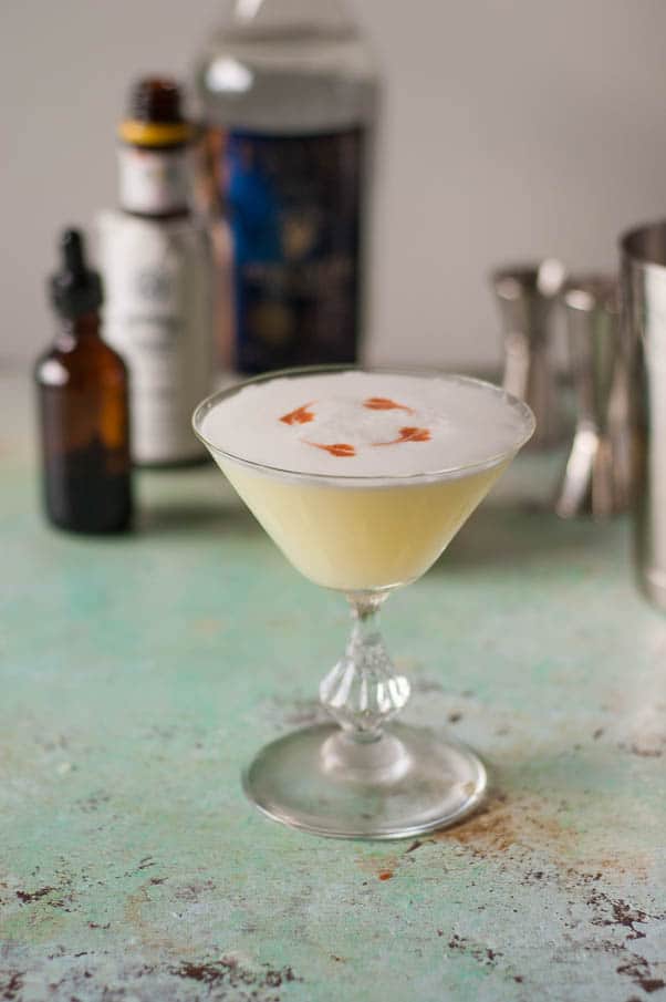 Pisco Sour. A frothy citrusy classic cocktail. From Blossom to Stem | Because Delicious | www.blossomtostem.net